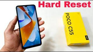 Poco C55 Hard Reset | Poco C55 Pattern Unlock Without Pc