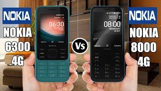 Nokia 6300 4G Vs Nokia 8000 4G
