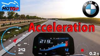 BMW S1000R (2021) - ACCELERATION - GPS measured