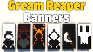 Minecraft Gream Reaper Banners Design Tutorial | Minecraft Banner Designs