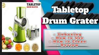 Tabletop Drum Grater shoppee l TEAM KLMNJ