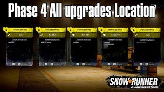 SnowRunner | Phase 4 Amur Region | All Upgrades Locations