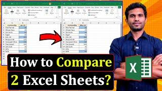 How to Compare Two Excel Sheets and find differences