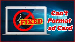 [SOLVED] Can't Format SD Card (100% Working)