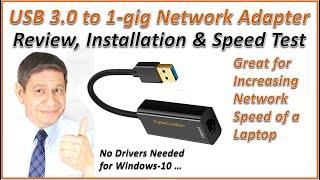 Review of a Very Low Cost External USB 3.0 to 1-gig Network Adapter