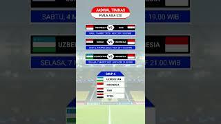 Jadwal Piala Asia u20 Timnas Indonesia #pialasiau20 #timnas #jadwalpialaasiau20