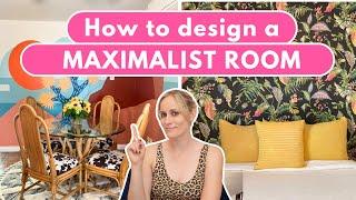 How to Design a Maximalist Room for Beginners  (Budget-Friendly & Renter-Friendly Tips)