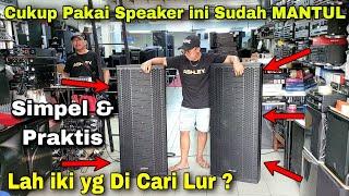 Di Jamin Gak Bakal Ribet Pakai ini - Tes Sound Speaker Aktif 3Way ASHLEY TW215A - Mantap Sekali Lur