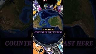 Rating Breakfast In The World | Find Your Country | Top 10 Countries Breakfast #shorts #viral