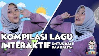 Lagu Interaktif Untuk Balita - Lagu Anak + Nursery Rhymes - Laba-Laba Kecil, Roda Bis Berputar dll