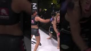 Denise Gomes Dominates Milana Dudieva #mma #bjj #tko