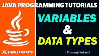 Java Variables & Data Types with Program Example | Java Tutorials for Beginners