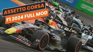 Assetto Corsa New F1 2024 Full Mod Released