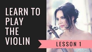 Learn the VIOLIN ONLINE | Lesson 1/30 | How to hold the violin & bow