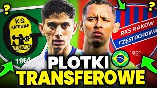 Z BRAZYLII U-23 do RAKOWA?! | PLOTKI TRANSFEROWE w EKSTRAKLASIE! | RAKÓW, MOTOR, GIEKSA, ZAGŁĘBIE