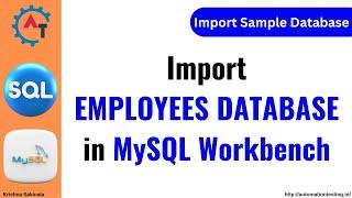 7. Complete SQL Tutorial: Importing MySQL Sample Employees Database | Learn SQL Step-by-Step