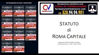 Lo Statuto del Comune di Roma - approfondimento (26/09/2020)