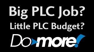 Big PLC job on a little PLC budget? Try the new Do-more from AutomationDirect!