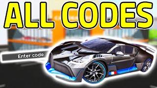 Roblox [ALL CODES, DRIFTING!] Car Dealership Tycoon