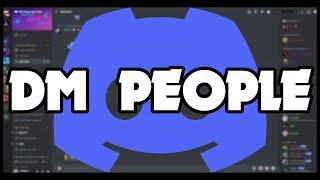 How to DM PEOPLE with a discord bot - discord.js v14 2022