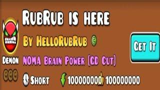 ANOTHER CLICKBAIT DEMON : RubRub is Here By HelloRubRub.. | Geometry Dash
