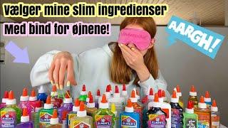 VÆLGER MINE SLIM INGREDIENSER MED BIND FOR ØJNENE!! //Emmes krea-verden//