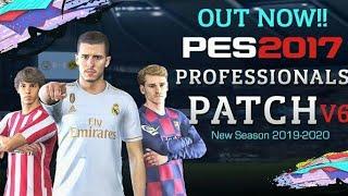 Скачать патч для пес 2017,обзор + установка,Pes 2017 Professionals Patch v 6,сезон 2019-2020