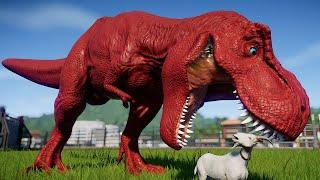 1 HOUR DINOSAUR BATTLEGROUND OF AC GAMING - RED T REX vs Spinosaurus, Indominus Rex and MORE!