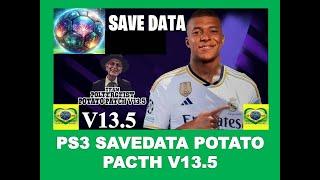 PS3: SAVE DATA POTATO PATCH V13.5 JULHO/AGOSTO 2024  GRATIS, JANELA ABERTA