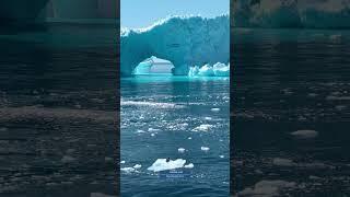 A Giant Iceberg with Little Floating Icebergs :  Greenland 