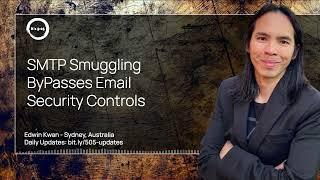 SMTP Smuggling ByPasses Email Security Controls. 2023-12-22 story by Edwin Kwan