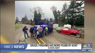 Drugs firearms and more found by SCINT in Coos Bay