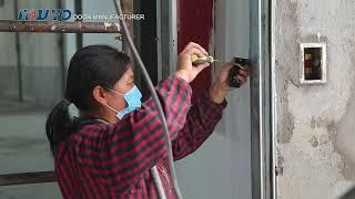 Galvanized Steel Roller Shutter Door Installation