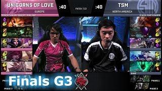 TSM vs Unicorns of Love Game 3 | Finals NA vs EU Rift Rivals 2017 LoL | TSM vs UOL G3 #RiftRivals