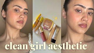 my *clean girl* makeup, hair, jewellery  most worn makeup *updated makeup routine*