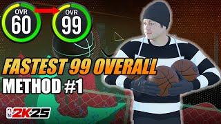 FASTEST 99 OVERALL METHOD #1 in NBA 2K25