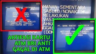 Cara Aktivasi Kartu ATM BRI Disable/Nonaktif Anti Gagal