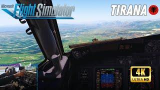 (4K) Microsoft Flight Simulator *INSANE REALISM* TAKEOFF TIRANA |  BeyondATC | BOEING 737-800