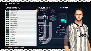 PES 2021 | F. GATTI FACE MOD | JUVENTUS | SIDER