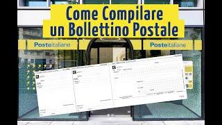 Come Compilare un Bollettino Postale - Tutorial di Compilazione