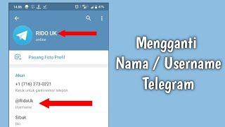 Cara Ganti Nama Dan Username Di Telegram