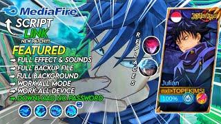 NEW!! Skin Julian Jujutsu Kaisen - Megumi Fushiguro No Password Full Effect & Voice | Patch Terbaru