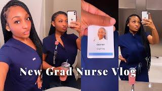 A WEEK IN THE LIFE OF A ICU NURSE 🩺| My first week in nurse residency program + 1st 12hr shift !!