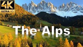 The Alps 4K - 2 Hours Relaxation Video with Calming Music