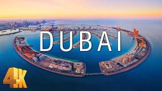 FLYING OVER DUBAI (4K UHD) - Peaceful Piano Music With Beautiful Nature Scenery For Stress Relief