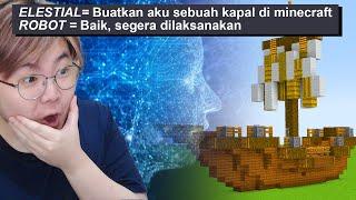 Gw Pake AI Untuk Bantuin Gw di Lomba Building Minecraft ... (KEPINTARAN ROBOT)