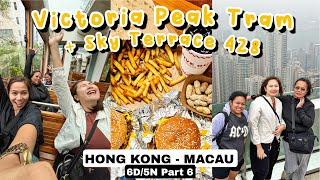  DIY HONG KONG VLOG: VICTORIA PEAK TRAM & SKY TERRACE 428 | FIRST TIME EATING AT FIVE GUYS | K11