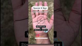 Palmistry - special X sign powers #palm #reading #reels #videos #rich #x #shorts #wealth