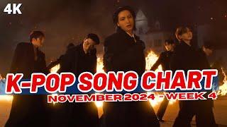 (TOP 100) K-POP SONG CHART | NOVEMBER 2024 (WEEK 4)