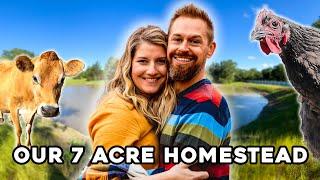 Everything We Built on Our 7 ACRE HOMESTEAD (2023 in 20mins!)